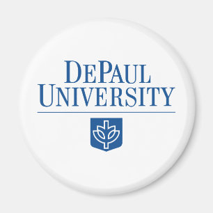 DePaul University Official Logo Stacked Emblem Magnet