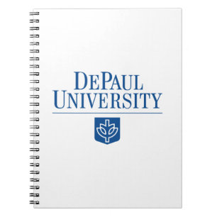 DePaul University Official Logo Stacked Emblem Notebook