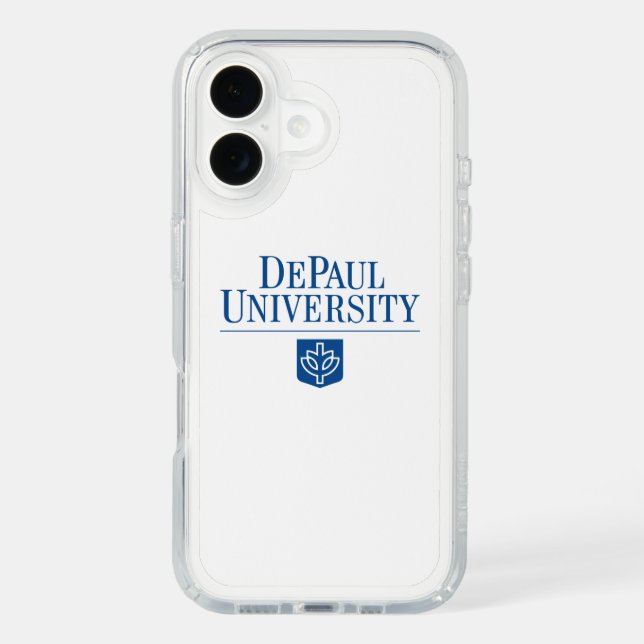 DePaul University Official Logo Stacked Emblem Speck iPhone Case (Front)