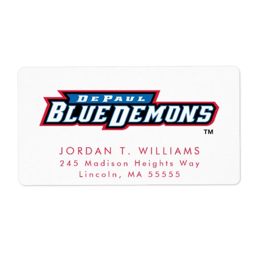 DePaul University Wordmark Label