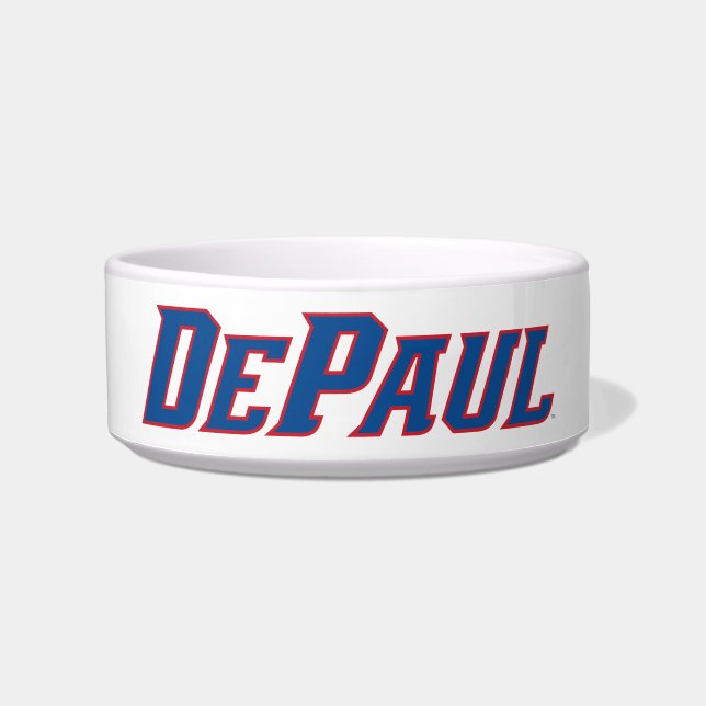 DePaul University Wordmark Logo Bowl (Front)