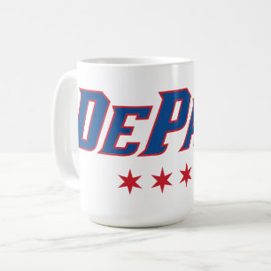 DePaul University Wordmark Logo Chicago Stars Coffee Mug