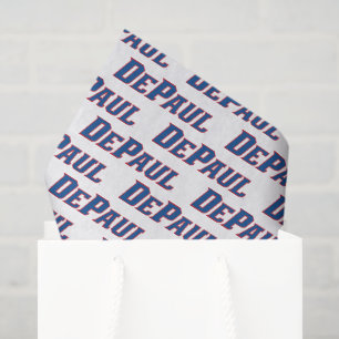 DePaul University Wordmark Logo Tissue Paper