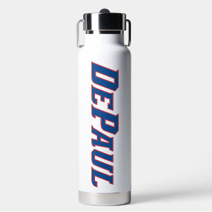 DePaul University Wordmark Logo Water Bottle