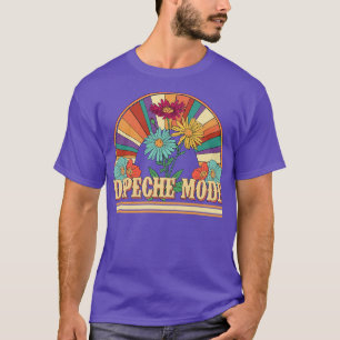 Depeche Flowers Name Mode Personalized Gifts Retro T-Shirt