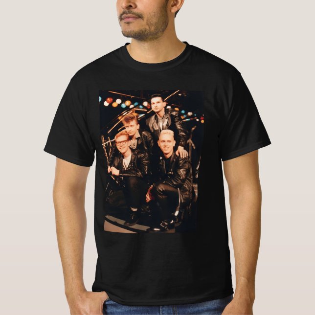 "  Depeche Mode:Dave Gahan, Martin Gore, Andy Flet T-Shirt (Front)