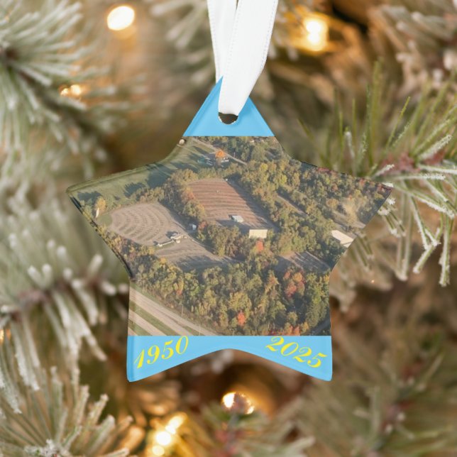 Dependable Drive In 75th Anniversary Star Ornament (Tree)