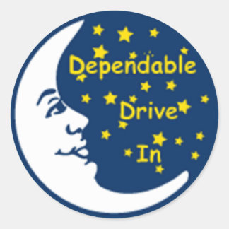 Dependable Drive In Logo Sticker