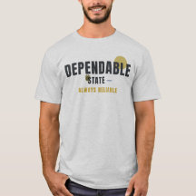 DEPENDABLE STATE – Dog Lover Geometric Typography