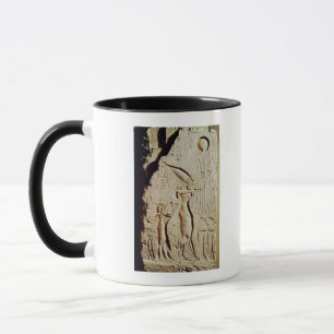 Depicting Amenophis IV, Nefertiti and Daughter Mug
