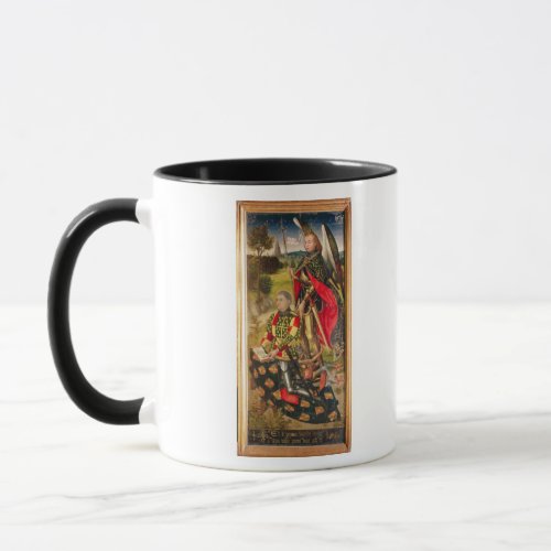 Depicting  donor of  altarpiece Michel de Mug