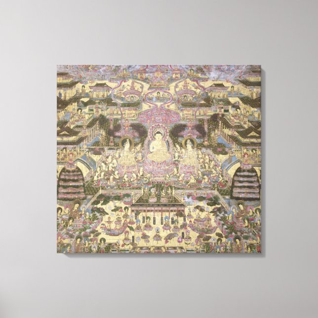 Depiction of Spiritual and Material Worlds Canvas Print (Front)