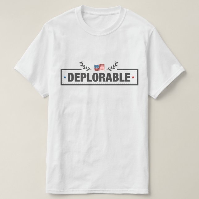 Deplorable American T-Shirt (Design Front)