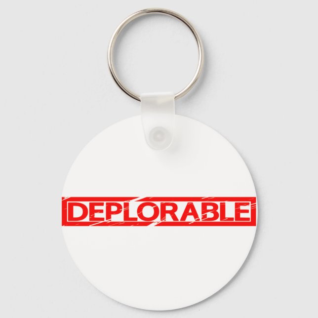 Deplorable Stamp Keychain (Front)