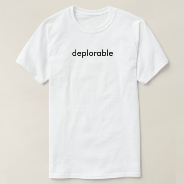 deplorable T-Shirt (Design Front)