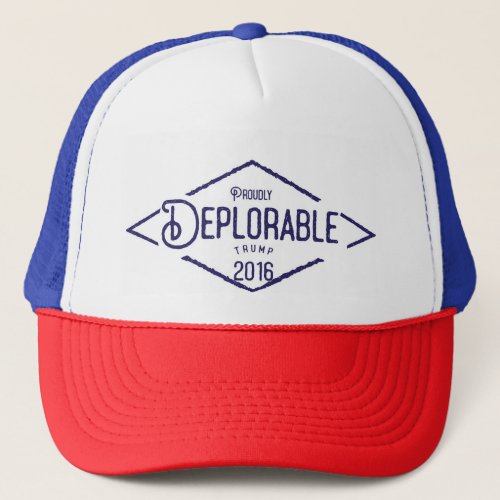 Deplorable trucker hat