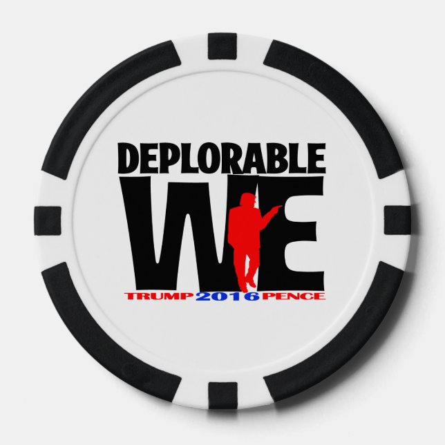 Deplorable We poker chips (Front)