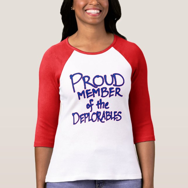 Deplorables Raglan T-Shirt (Front)