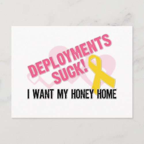 DEPLOYMENTS SUCK POSTCARD