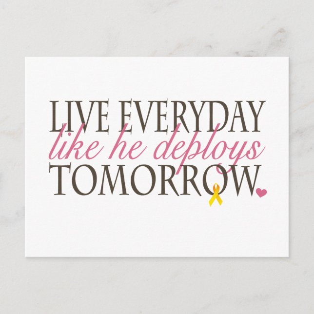 deploystomorrow postcard (Front)