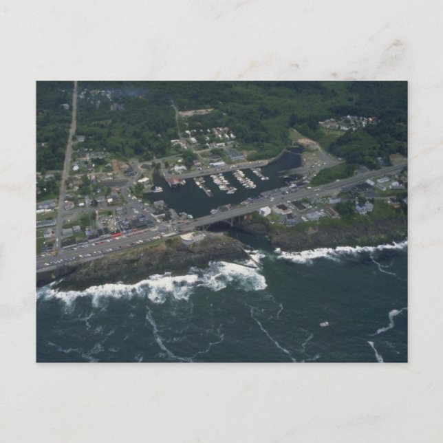 Depoe Bay Harbor Postcard (Front)