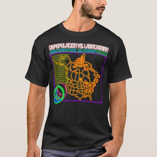 DEPOPULATION VS LABATHERIAN Tour 2020 T-Shirt (Front)
