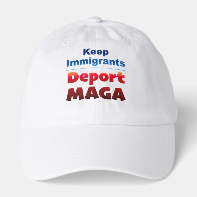 Deport MAGA Baseball Hat (Front)