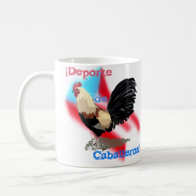 Deporte de Gallos Mug (Left)