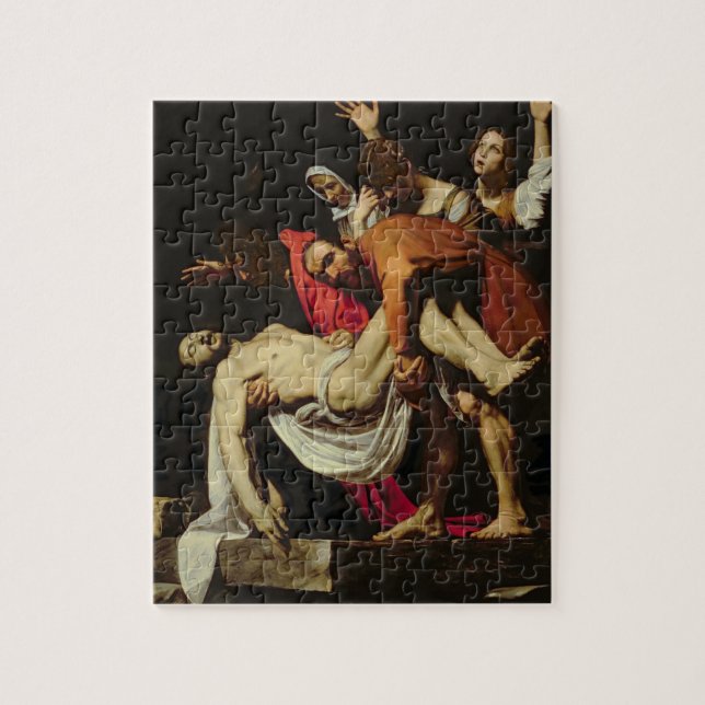 Deposition, 1602-4 (oil on canvas) jigsaw puzzle (Vertical)