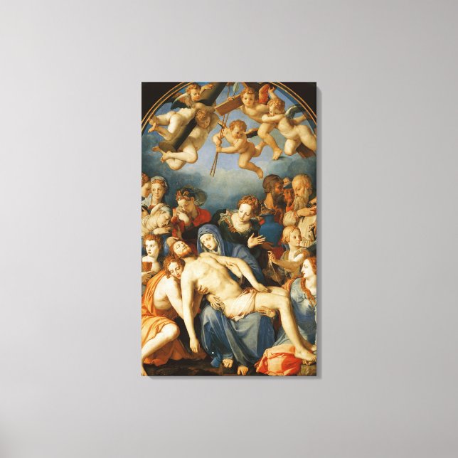 Deposition from the Cross, 1543-45 Canvas Print (Front)