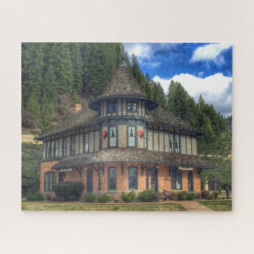 Depot Museum in Wallace Idaho Jigsaw Puzzle