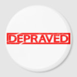 Depraved Stamp Magnet