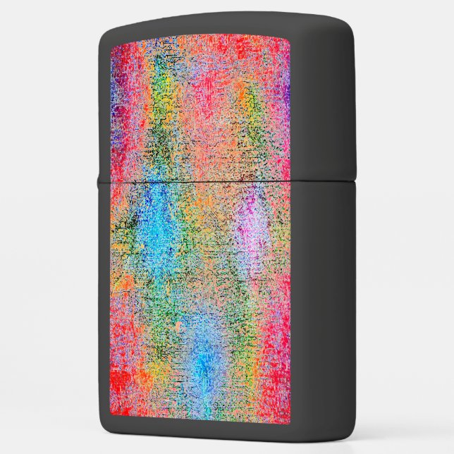 Depredation of the colored zippo lighter (Left)
