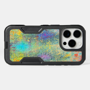 Depredation of the colorful, digital watercolor iPhone 16 pro case