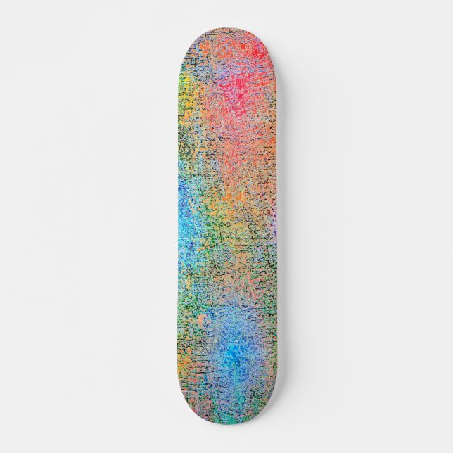Depredation of the colorful skateboard (Front)