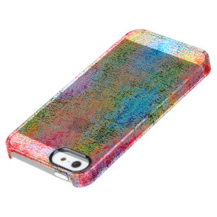 Depredation of the colorful clear iPhone SE/5/5s case