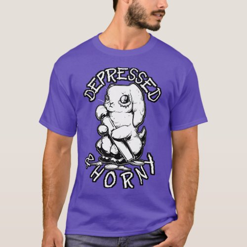 Depressed Bunny T_Shirt
