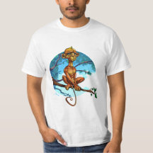 Depressed Monkey Artwork png T- Shirt