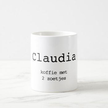 Depressed Sulk With Name And Coffee Instructions Coffee Mug by 4aapjes at Zazzle