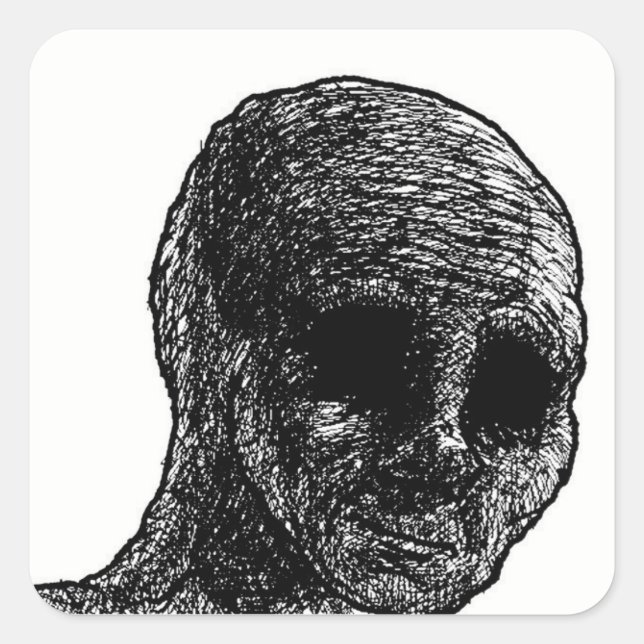 Depressed wojak stickers (Front)