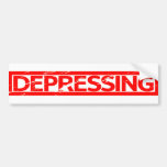 Depressing Stamp Bumper Sticker