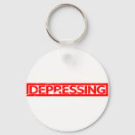 Depressing Stamp Keychain