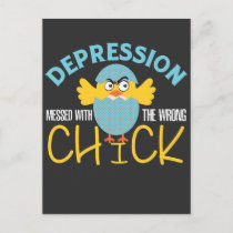 Depression Awareness Bipolar Mental Health Humor Postcard