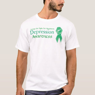 Depression Awareness Ribbon T-Shirt