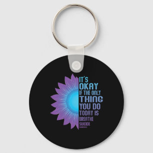 Depression Awareness Suicide Prevention 6 Keychain