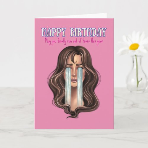 Depression Humour Happy Birthday Card