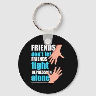 Depression Men Women Suicide Prevention Awareness Keychain