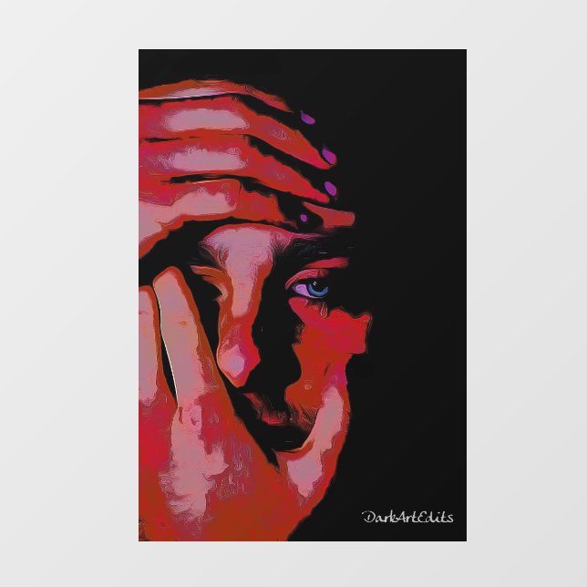 Depression Wall decal - DarkArtEdits (Front)