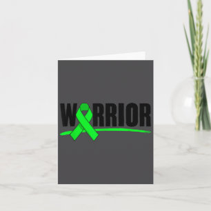 Depression Warrior Ribbon Mental Health Awareness Card