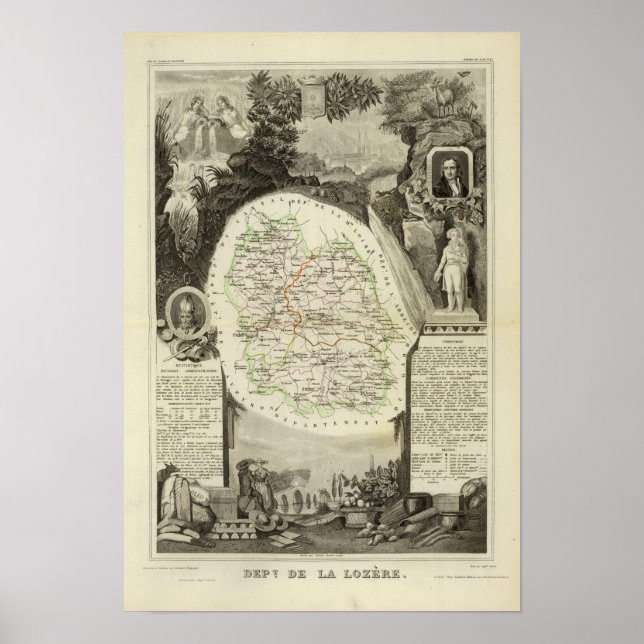 Dept Any Lozere Poster (Front)